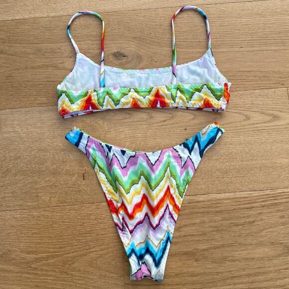 Missoni - Zig Zag Print Bikini in Multicolor - Picture 5 of 5